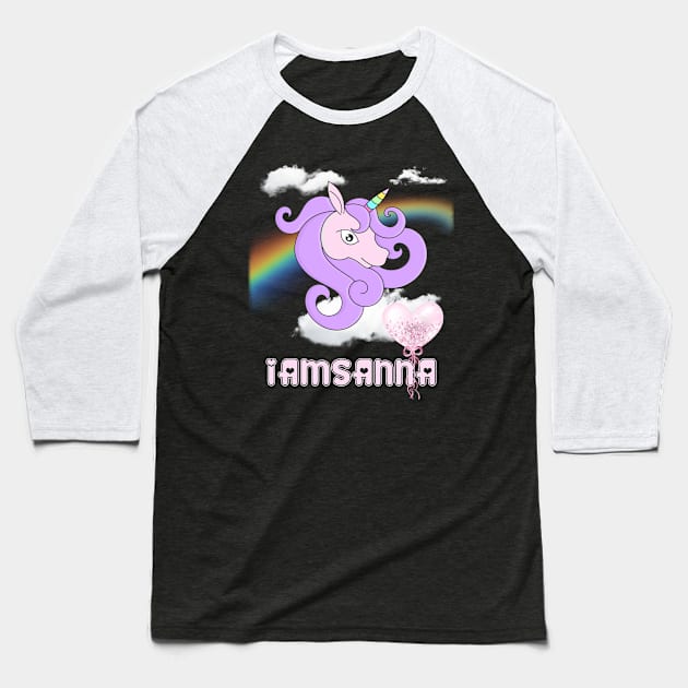 IamSanna Baseball T-Shirt by MBNEWS